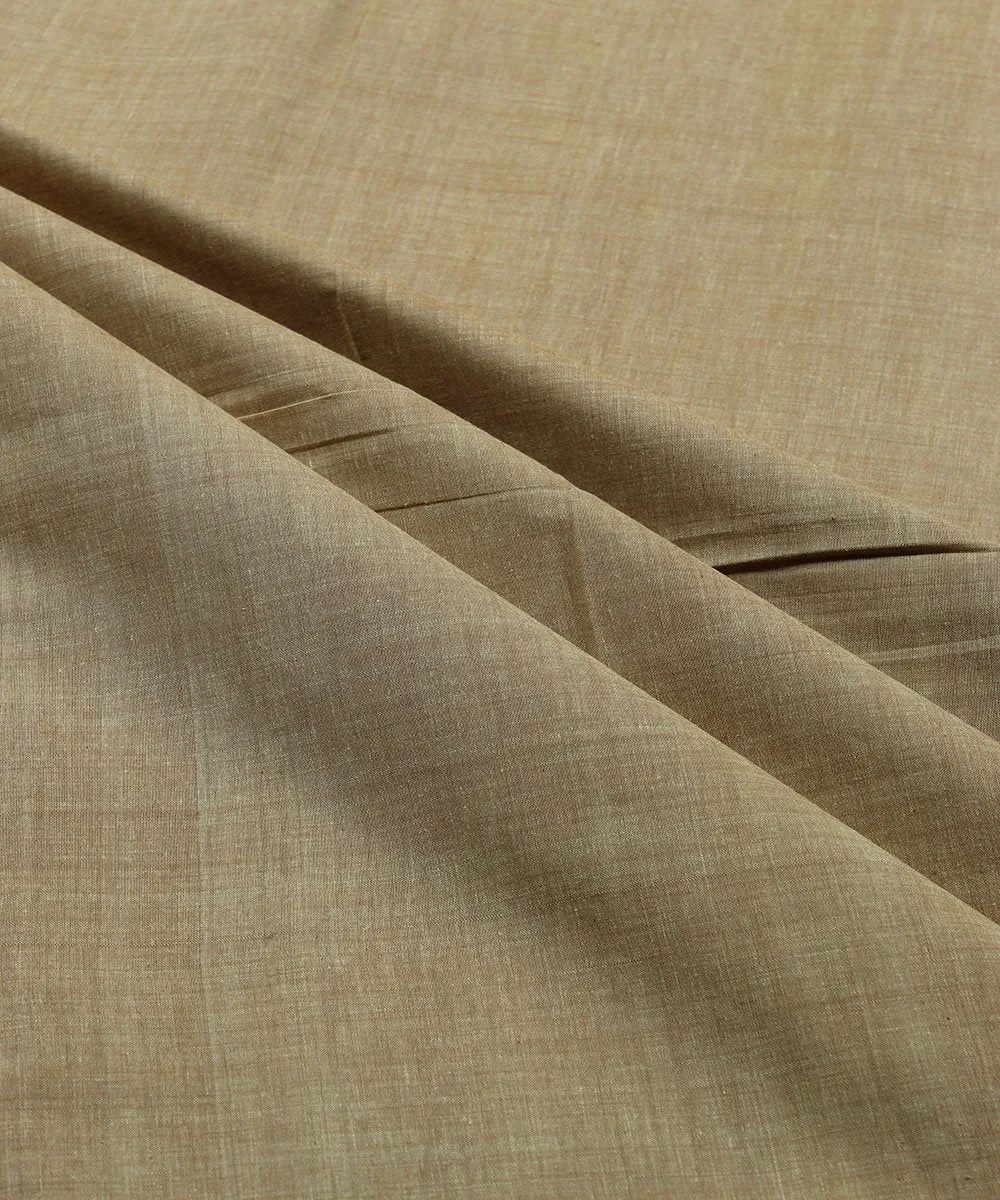 0.6m beige brown mangalgiri handwoven fabric