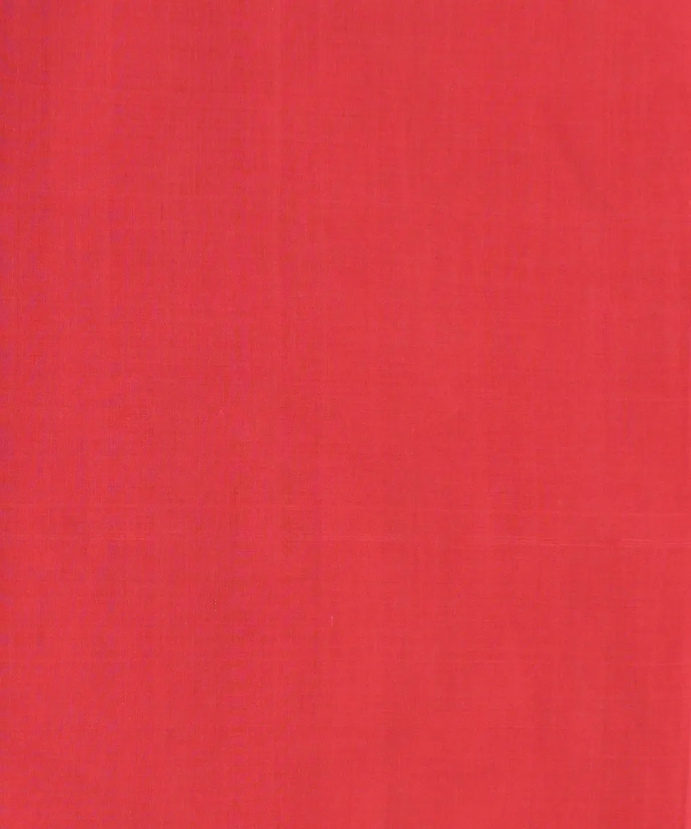 0.74m pink mangalagiri handwoven cotton fabric