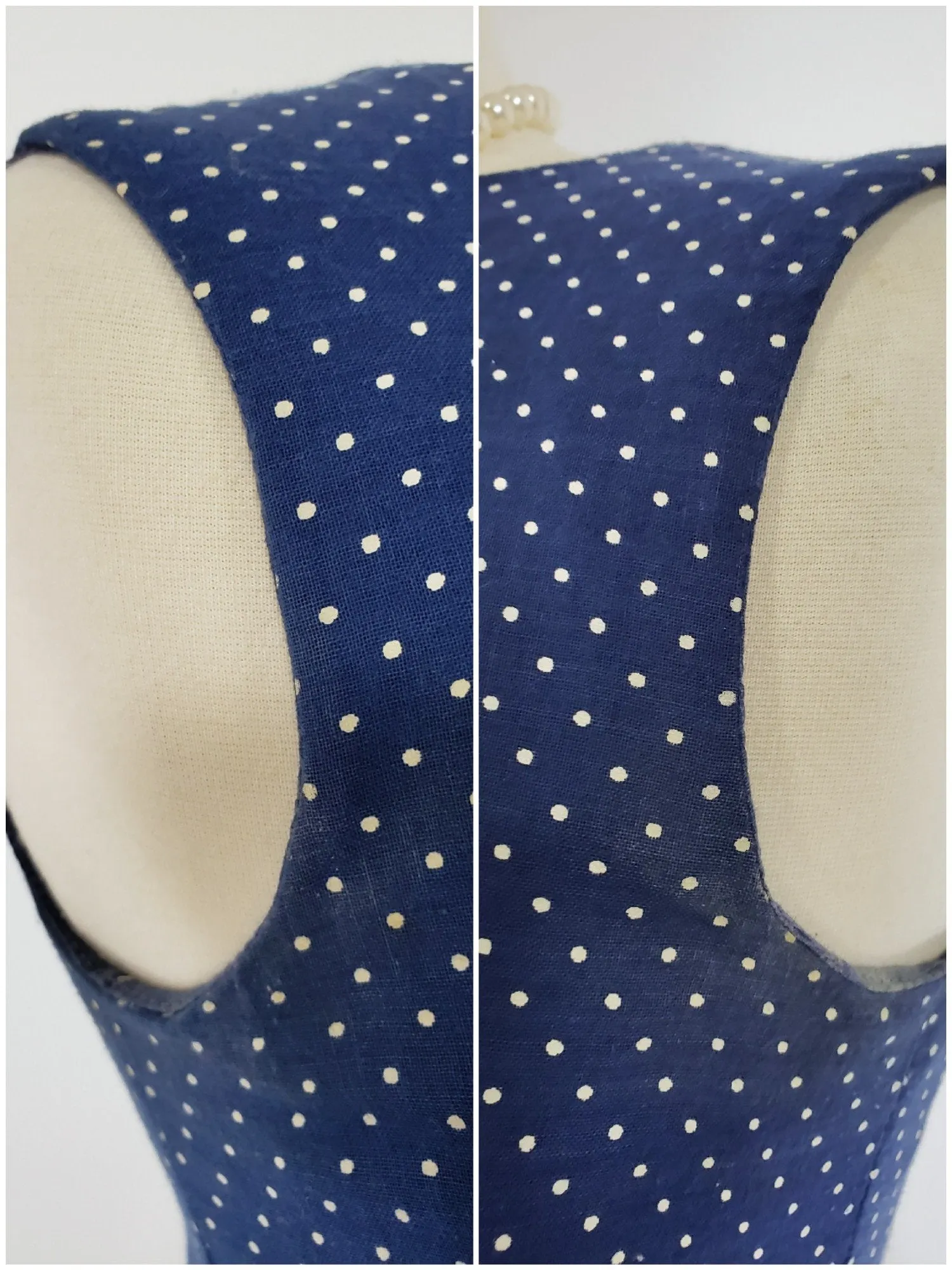 60s/70s Polka Dot Dress - xs, sm