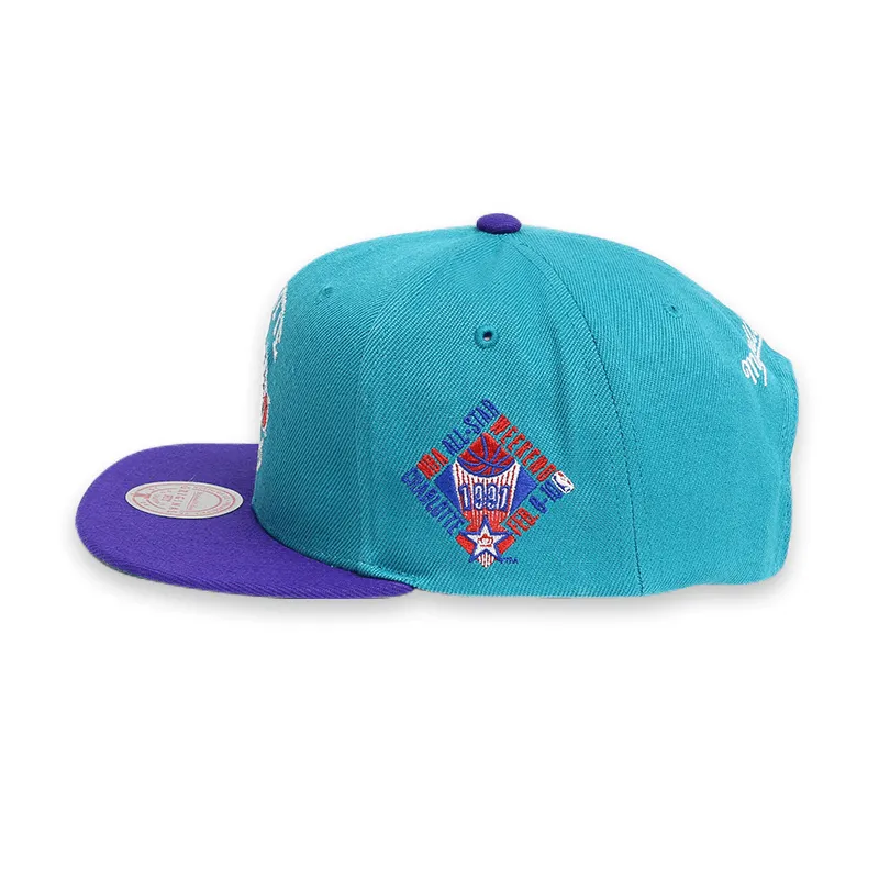 [6HSSMM20272-CHOTLPR] Charlotte Hornets NBA All Star Teal Men's Snapback