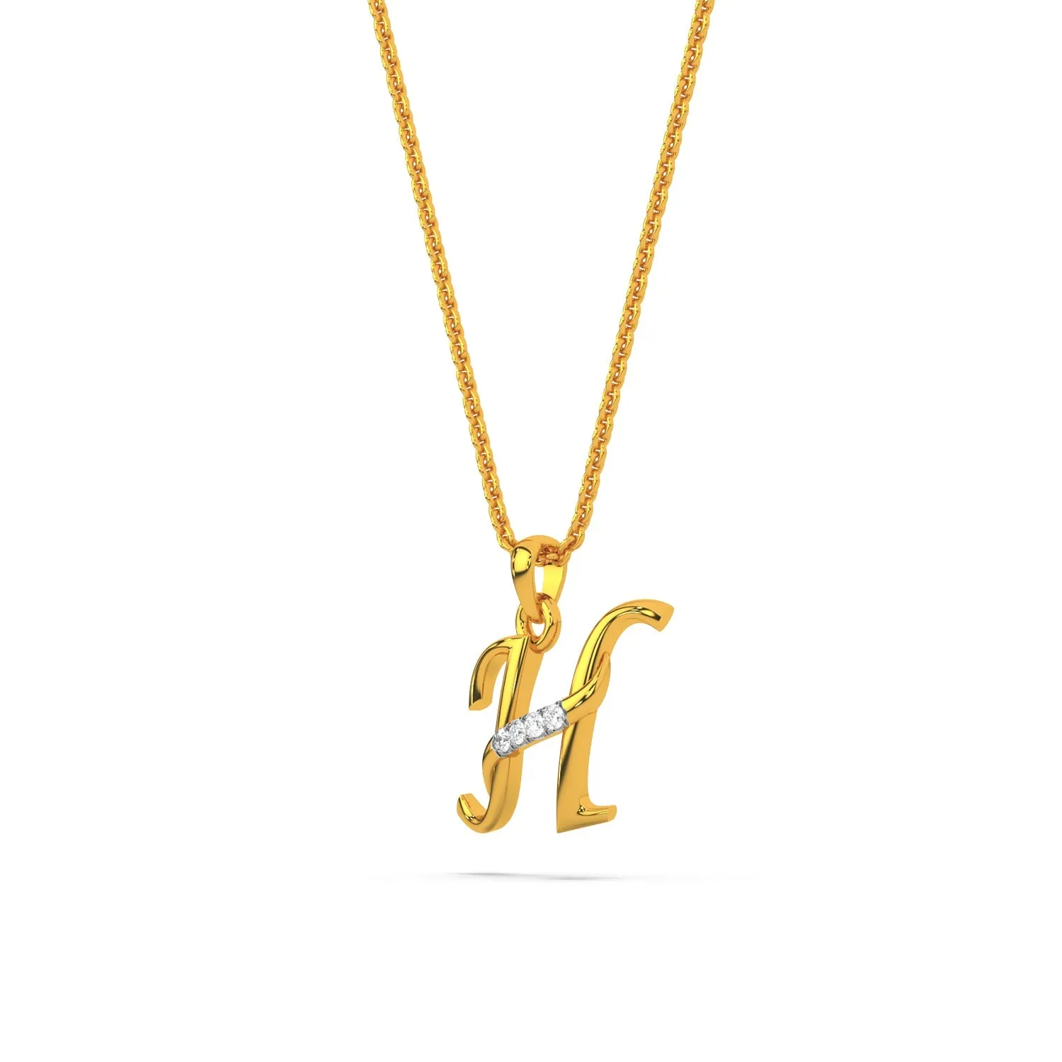 Alphabet H  Unisex Pendant