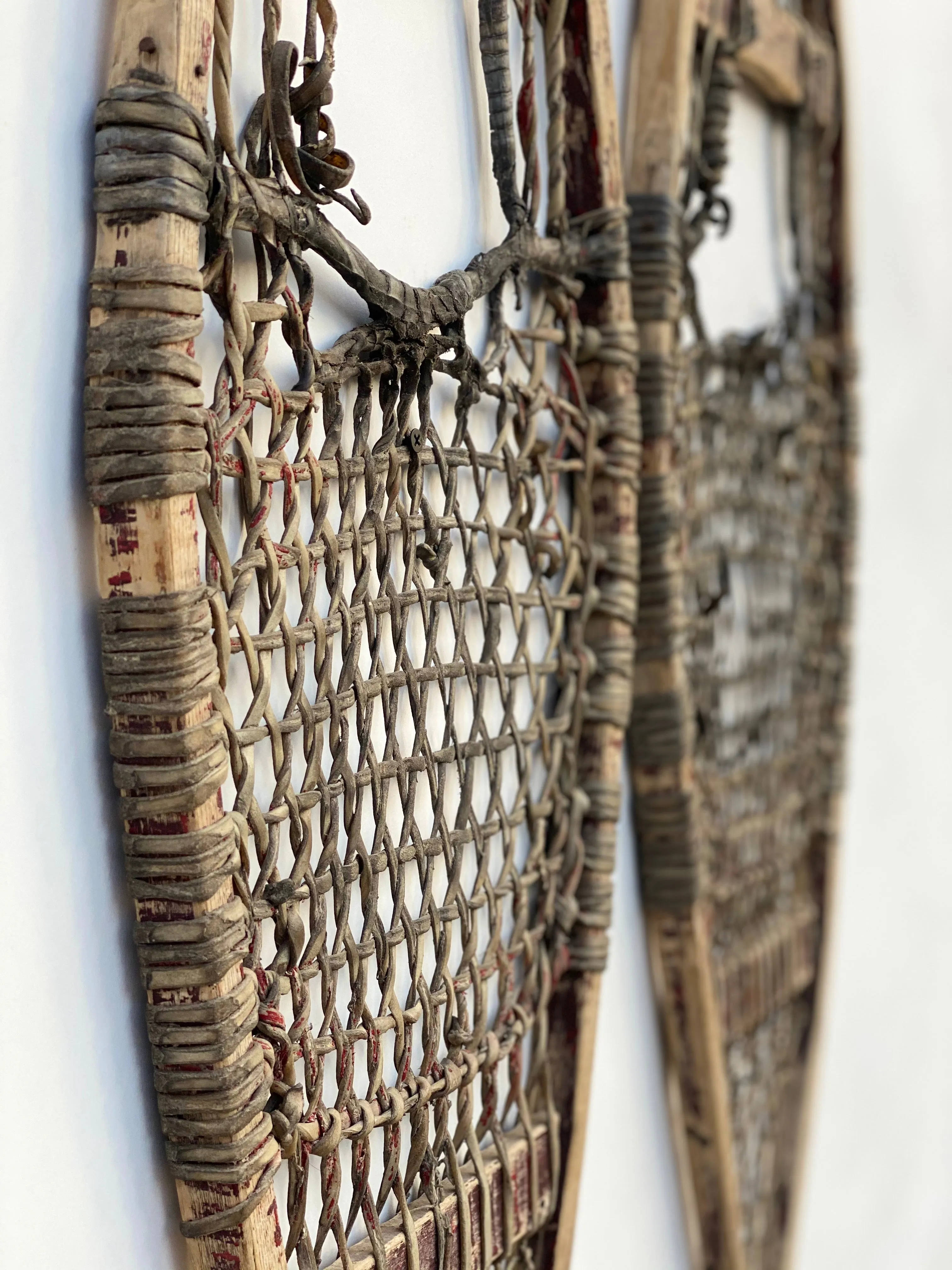 Antique Trapper Snowshoes