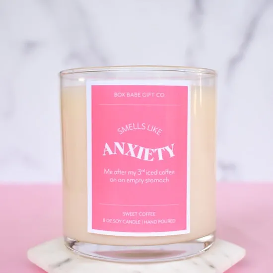 Anxiety Candle ~ Iced Coffee Scent