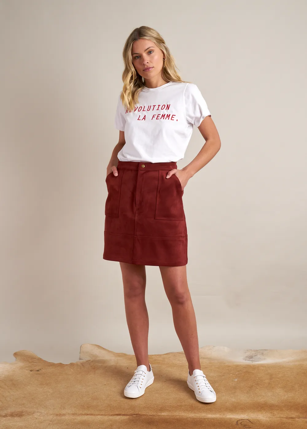 Arizona Skirt (Brick)