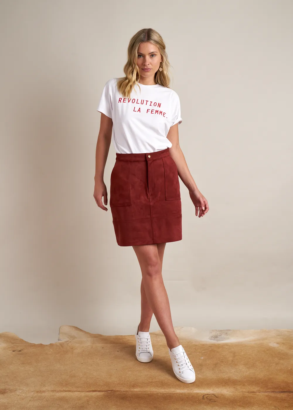 Arizona Skirt (Brick)