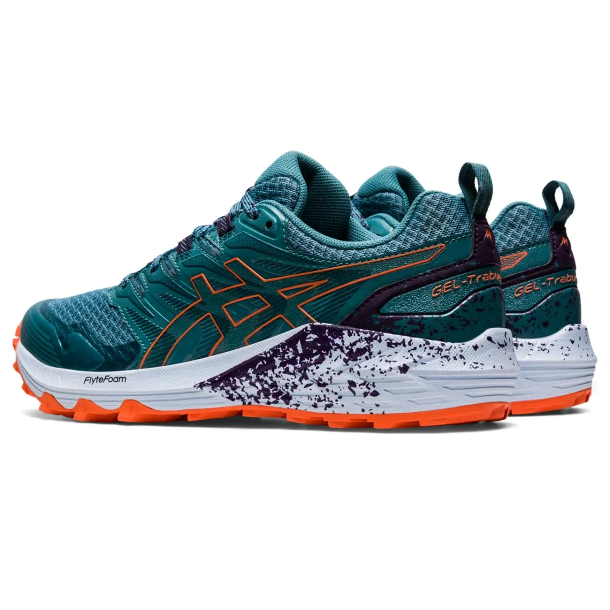 Asics Gel Trabuco Terra Women Misty Pine Nova Orange    