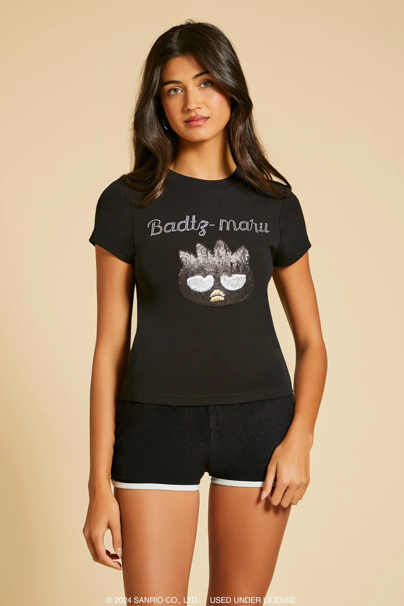 Badtz-Maru Rhinestone Graphic T-Shirt