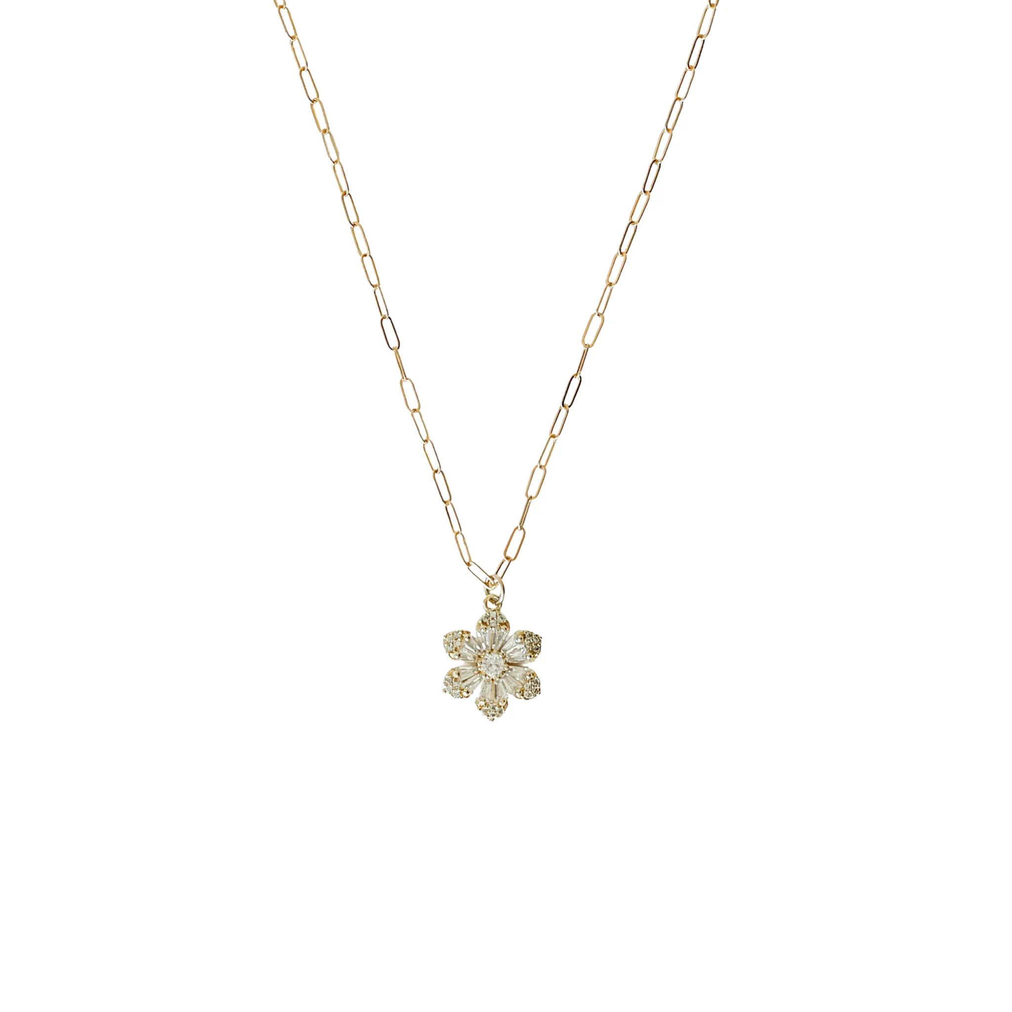 Bardot floral necklace