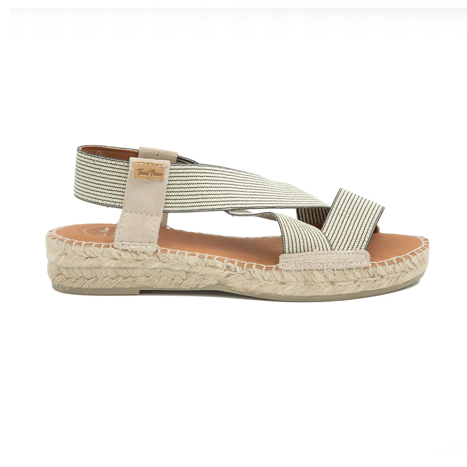 Basic Elastic Wedge Espadrille for Women - Evani