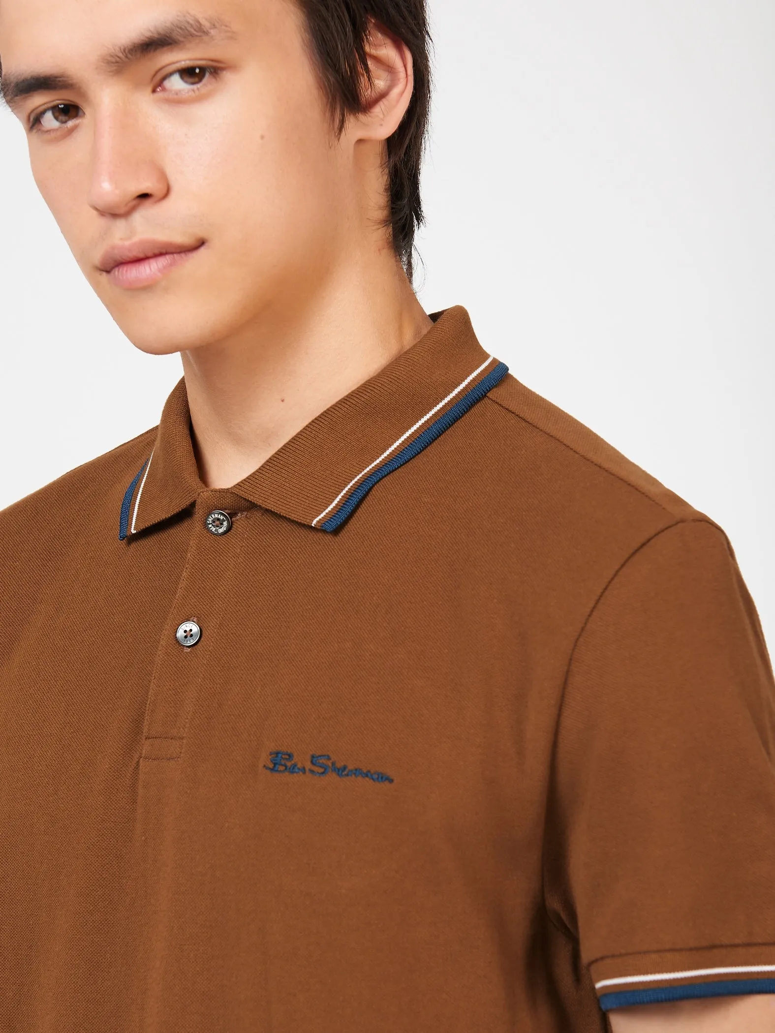 Ben Sherman Mens Polo T-Shirt 'Signature Polo'