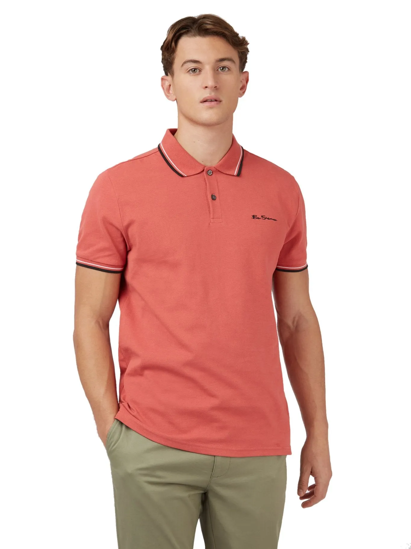 Ben Sherman Mens Polo T-Shirt 'Signature Polo'