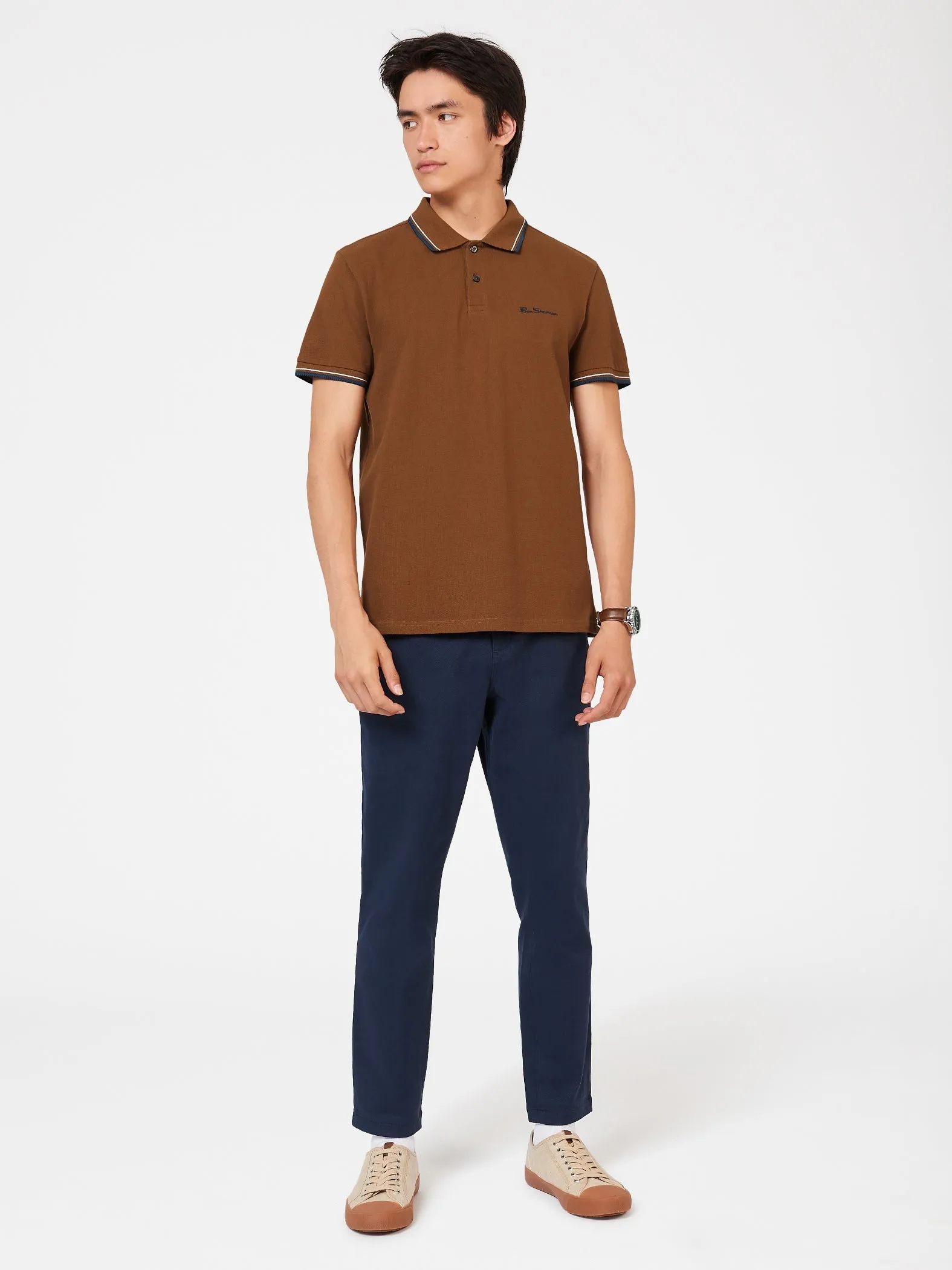 Ben Sherman Mens Polo T-Shirt 'Signature Polo'