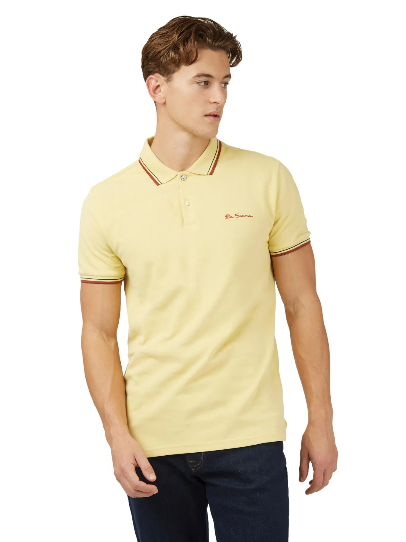 Ben Sherman Mens Polo T-Shirt 'Signature Polo'