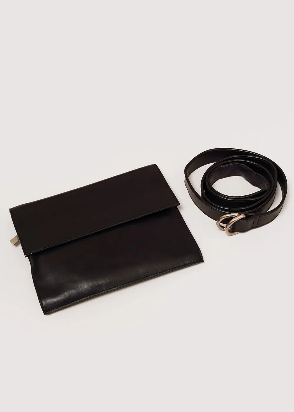 Black Mini Pocket Belt Bag