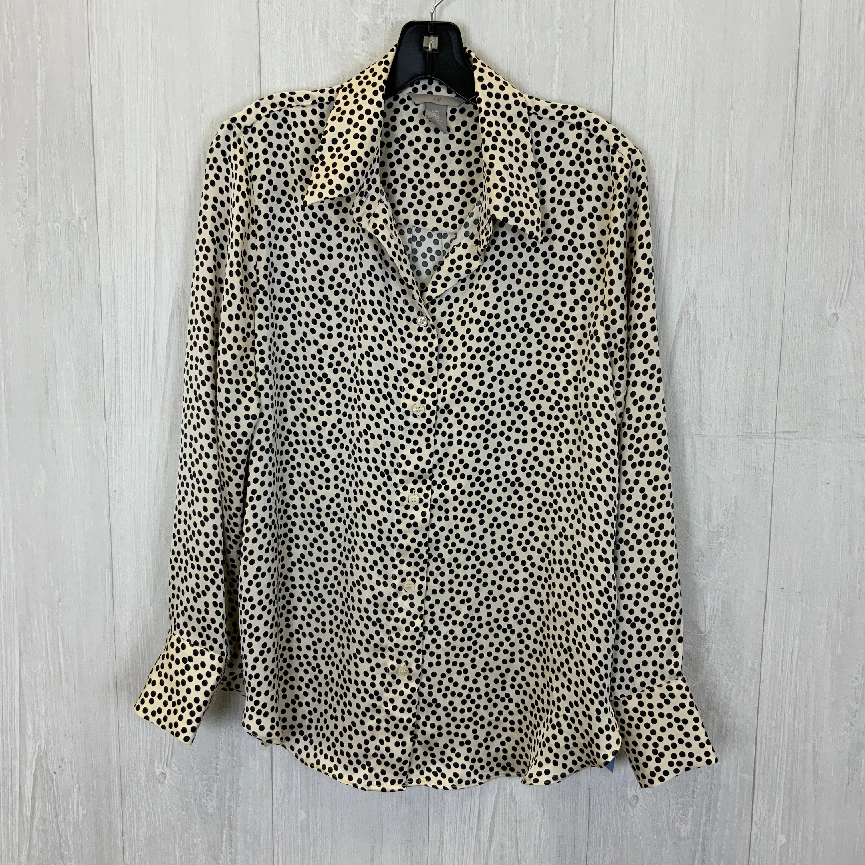 Blouse Long Sleeve By H&m  Size: M