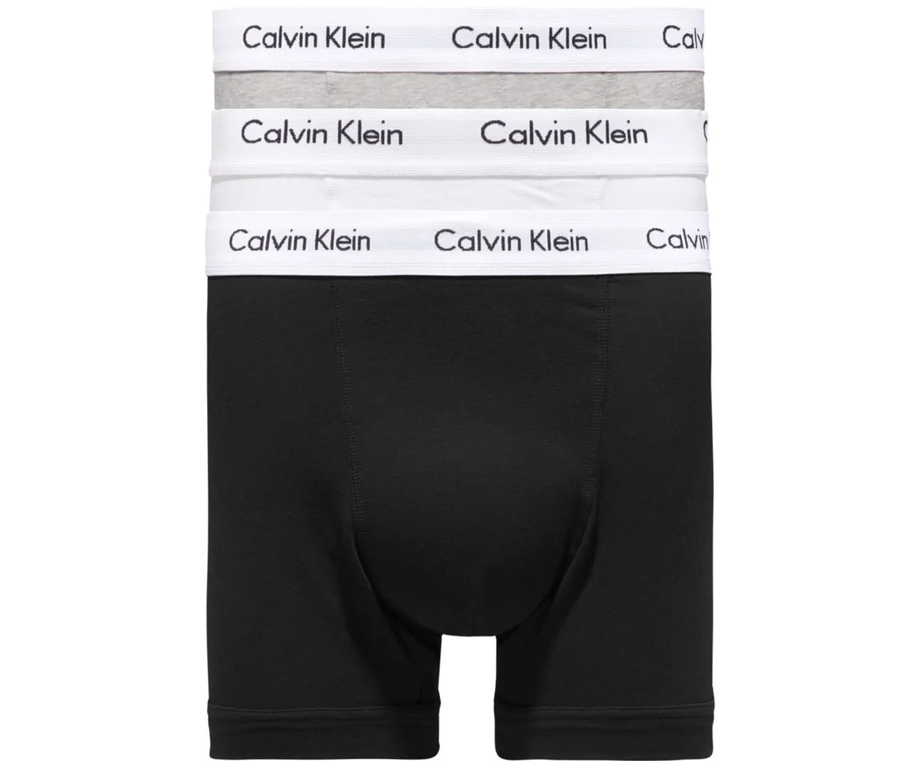 Calvin Klein Mens Classic Stretch Boxer Shorts/ Trunks (3-Pack)