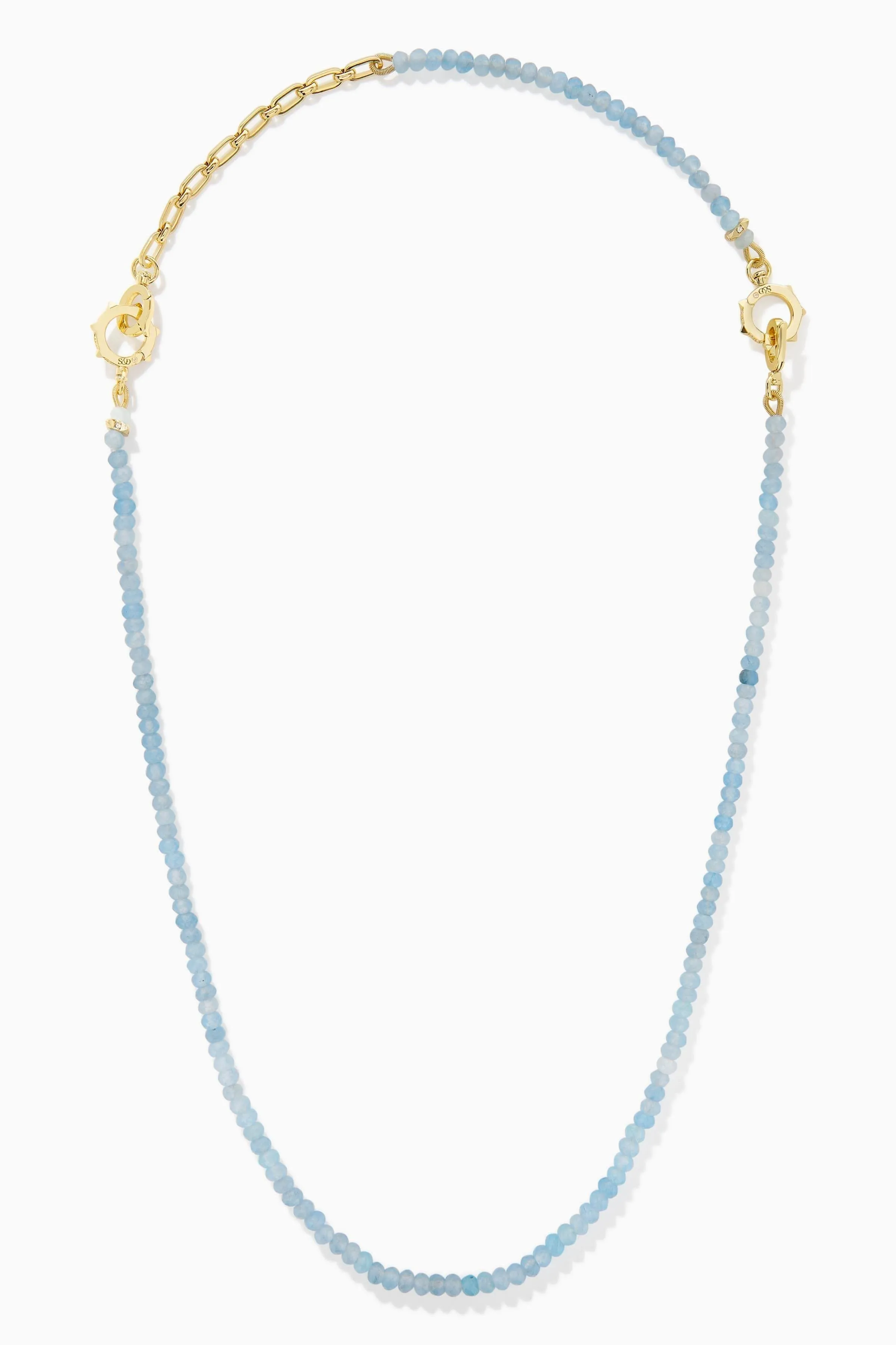 Charlotte Aquamarine Gemstone Necklace | Courage