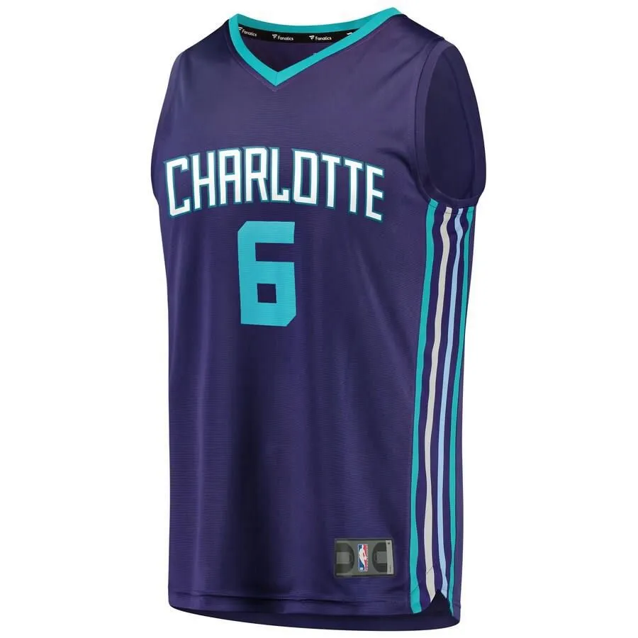 Charlotte Hornets Jalen McDaniels Fanatics Branded Fast Break Player Statement Jersey Kids - Purple | Ireland A5798M4