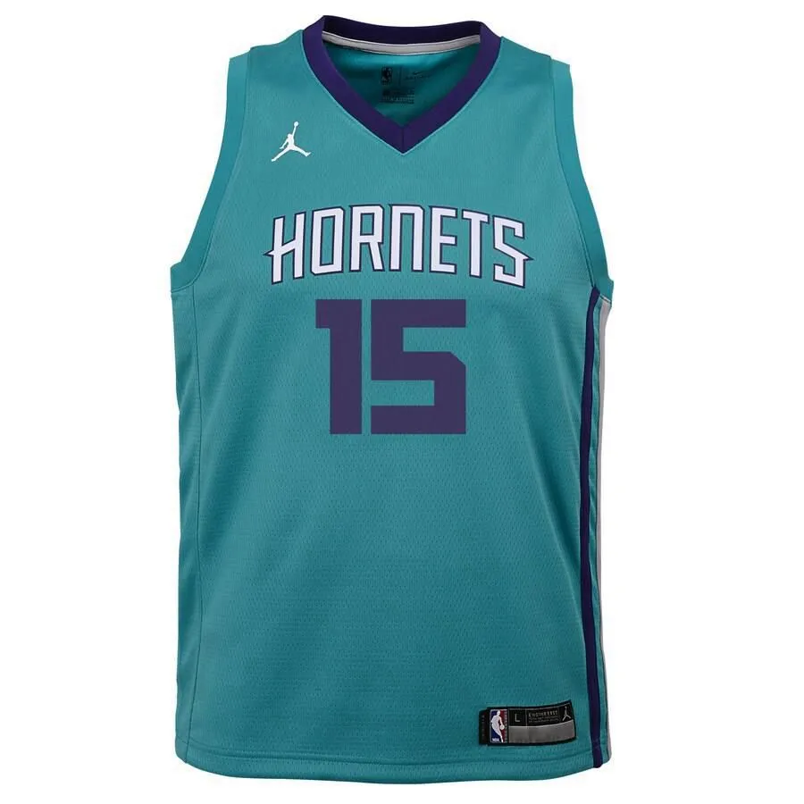 Charlotte Hornets Kemba Walker Jordan Brand Swingman Icon Jersey Kids - Blue | Ireland X7848R5