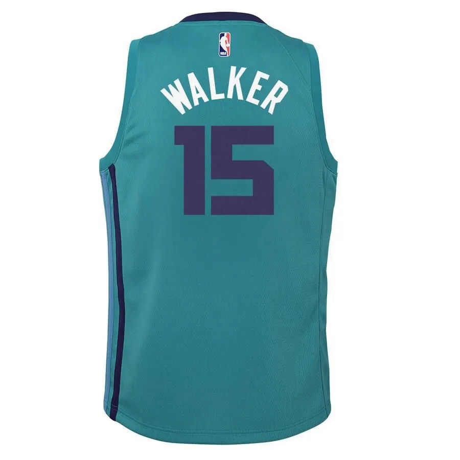 Charlotte Hornets Kemba Walker Jordan Brand Swingman Icon Jersey Kids - Blue | Ireland X7848R5