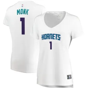 Charlotte Hornets Malik Monk Fanatics Branded Replica Fast Break Player Association Jersey Womens - White | Ireland Y7601Z2