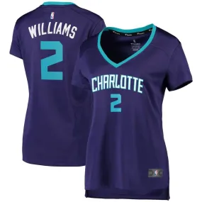 Charlotte Hornets Marvin Williams Fanatics Branded Replica Fast Break Player Statement Jersey Womens - Purple | Ireland N0620W9