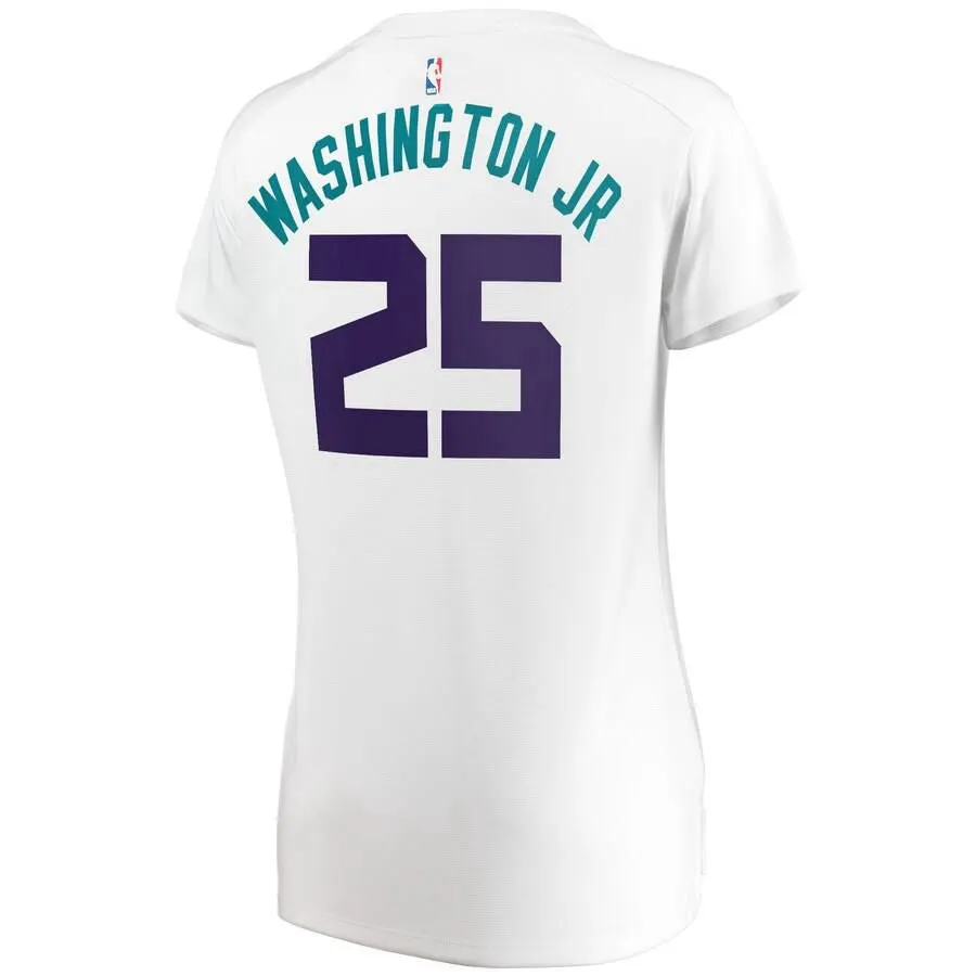 Charlotte Hornets PJ Washington Jr. Fanatics Branded Replica Fast Break Player Association Jersey Womens - White | Ireland J2170E1