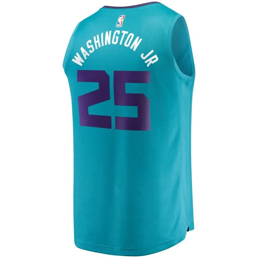 Charlotte Hornets PJ Washington Jr. Fanatics Branded Replica Fast Break Player Icon Jersey Kids - Blue | Ireland Q2189Z2