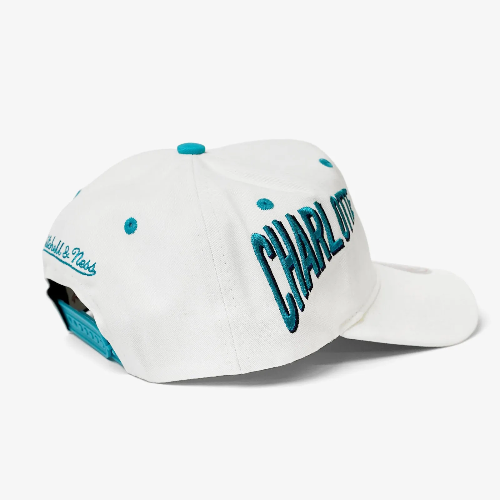 Charlotte Hornets Reppin Retro Deadstock Snapback - White