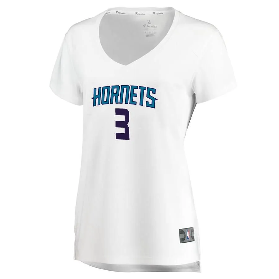 Charlotte Hornets Terry Rozier Fanatics Branded Replica Fast Break Association Jersey Womens - White | Ireland P6253C4