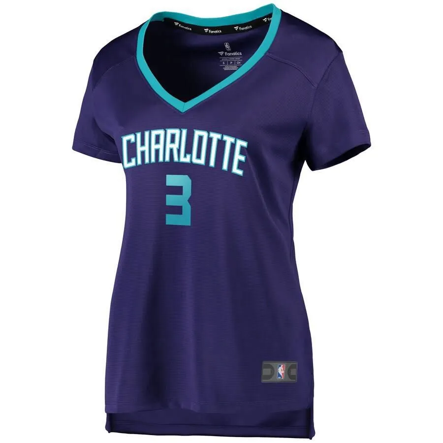 Charlotte Hornets Terry Rozier Fanatics Branded Replica Fast Break Statement Jersey Womens - Purple | Ireland F6602F0