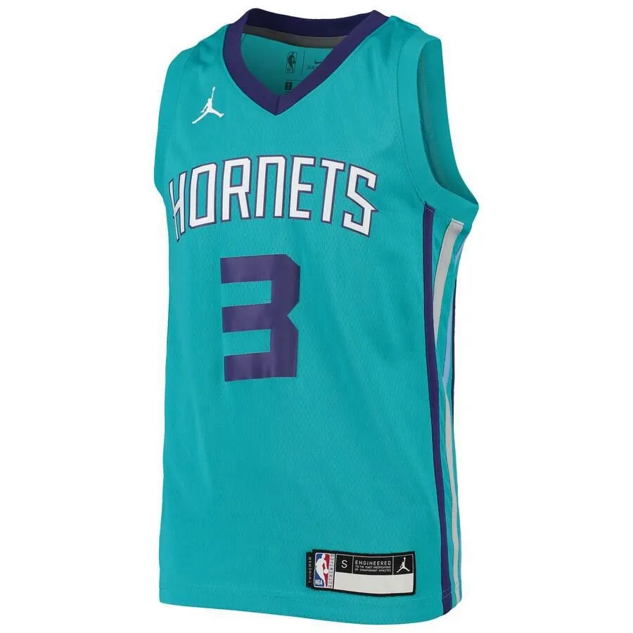 Charlotte Hornets Terry Rozier Jordan Brand Team Swingman Jersey Kids - Blue | Ireland Z6692O5