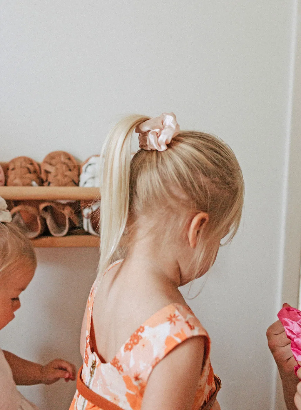 Cream Scrunchie