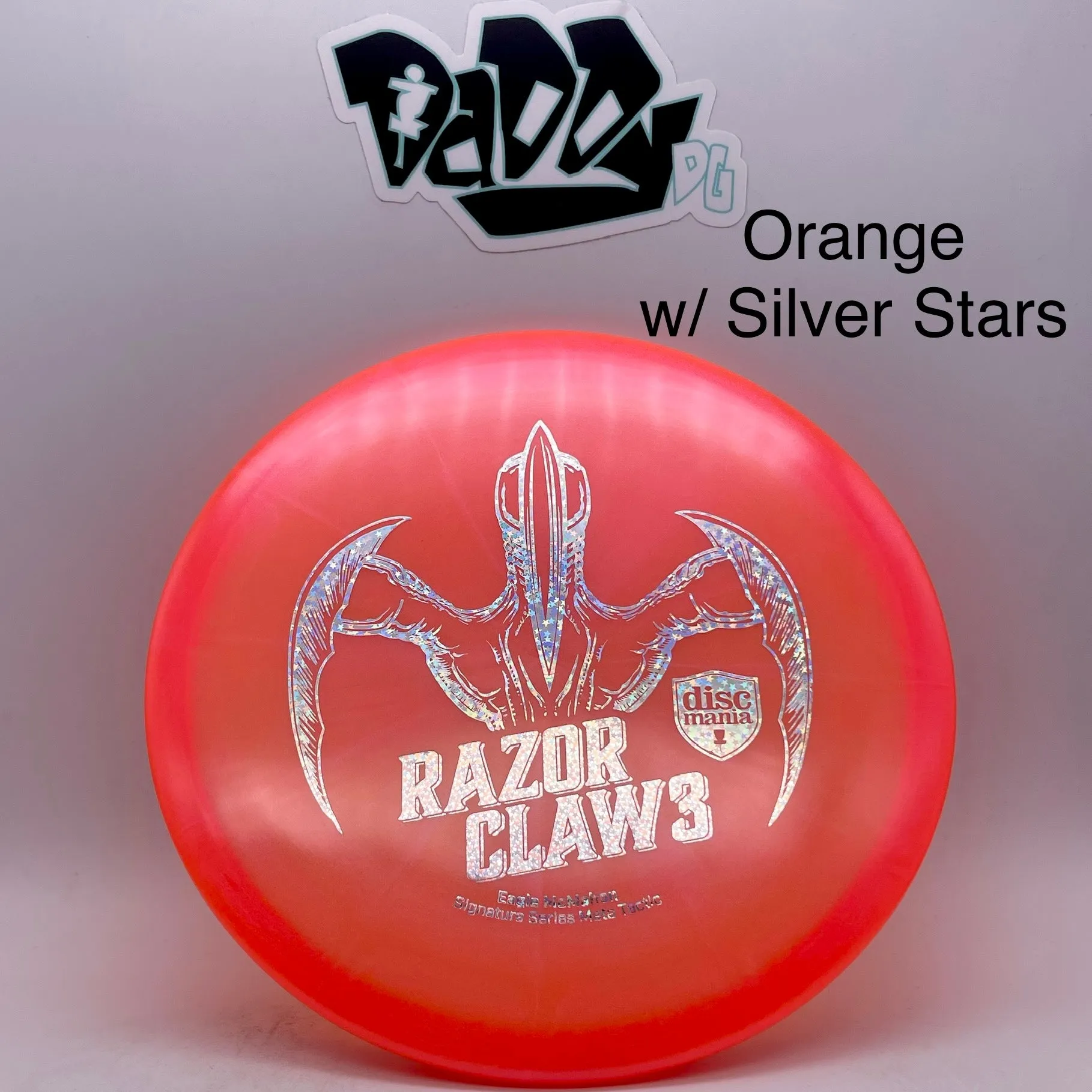 Discmania Razor Claw 3 Eagle McMahon Meta Tactic Putt & Approach