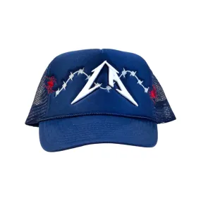 Dropout LA Metal Trucker Hat - Royal Blue