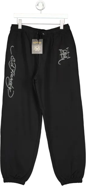 ed hardy Black Snake Eagle Flight Cotton Baggy Joggers UK L