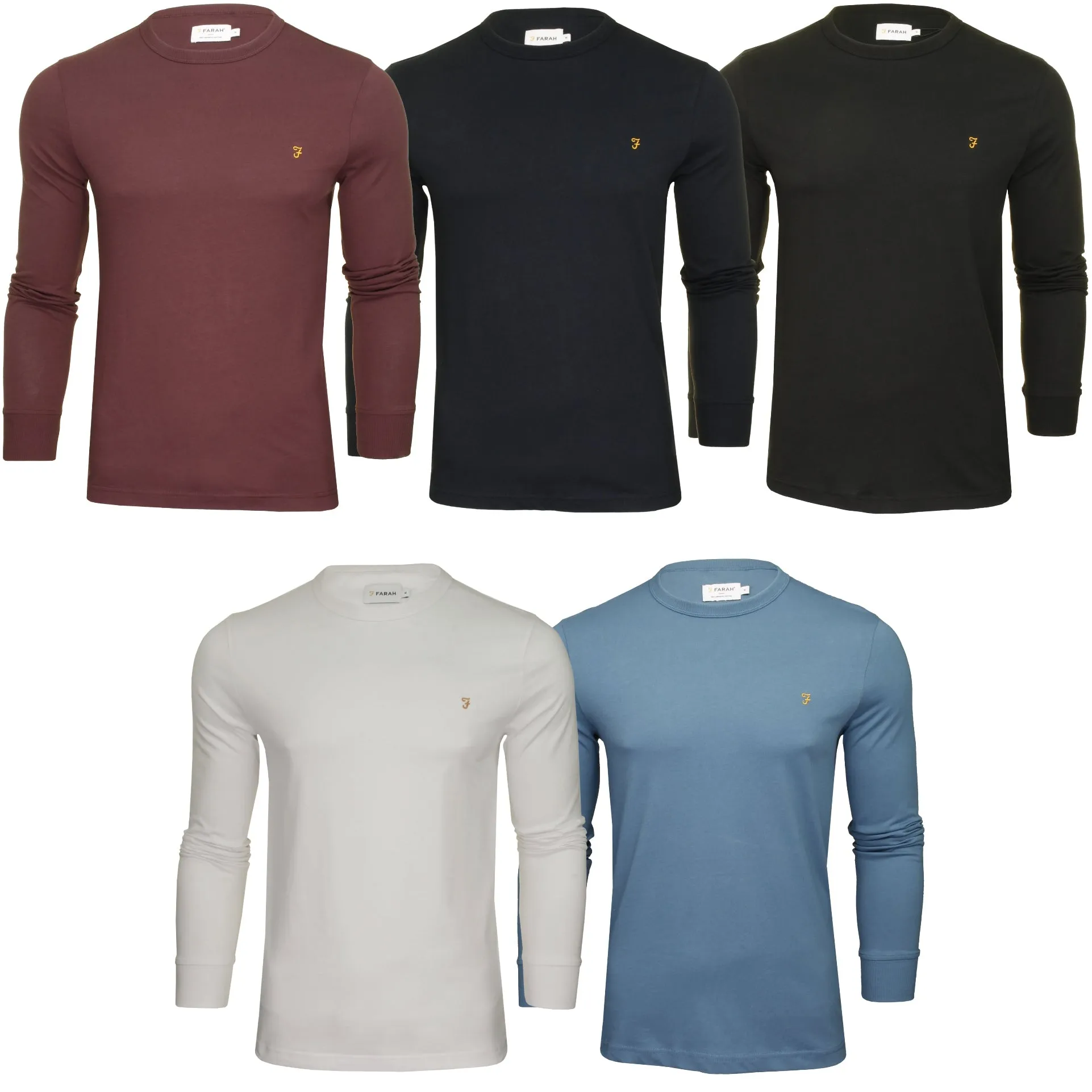 Farah Mens 'Wothington' T-Shirt - Long Sleeved