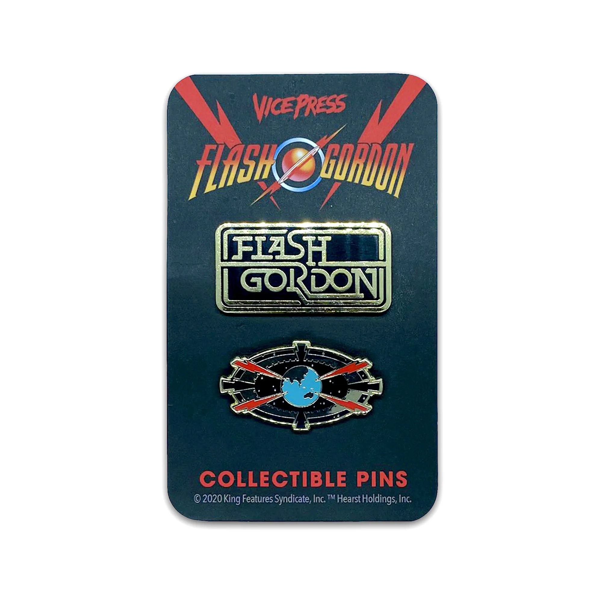 Flash Gordon "Target Earth" Enamel Pin Set