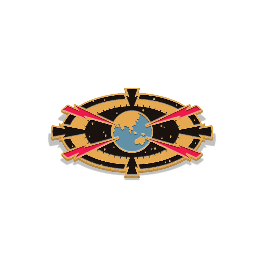 Flash Gordon "Target Earth" Enamel Pin Set