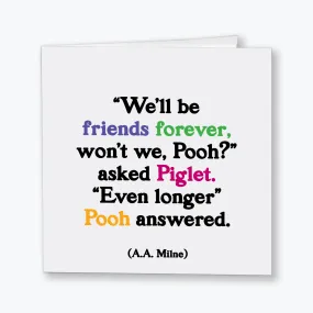 Friends Forever Friendship Card