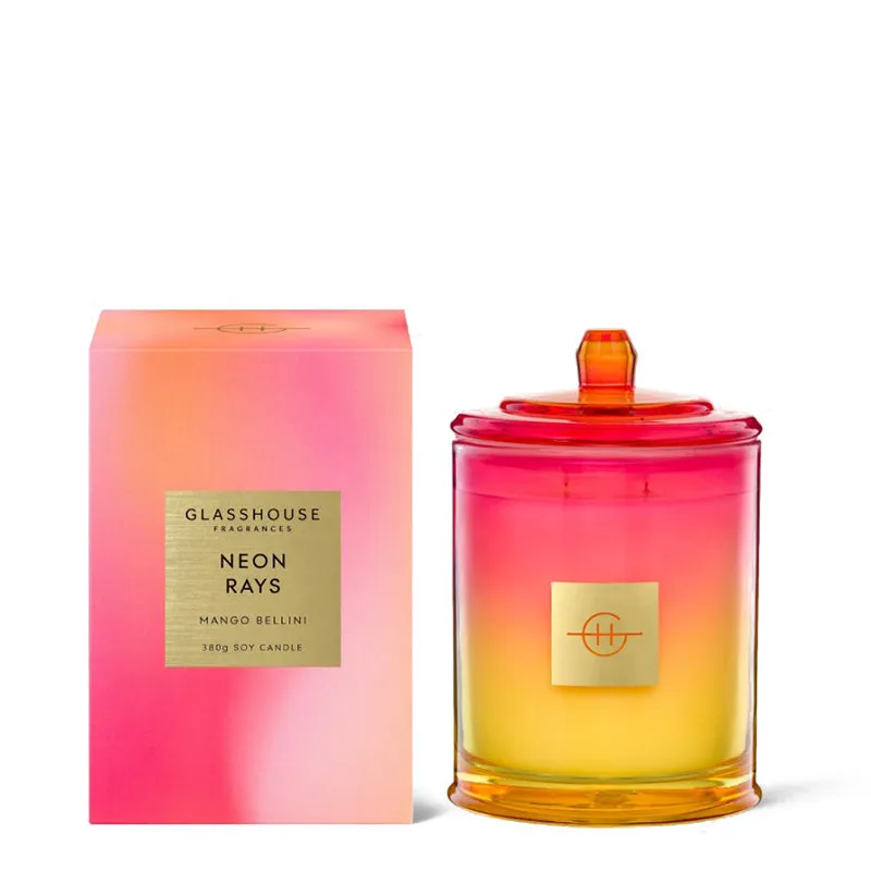 GLASSHOUSE FRAGRANCES | Neon Rays Candle