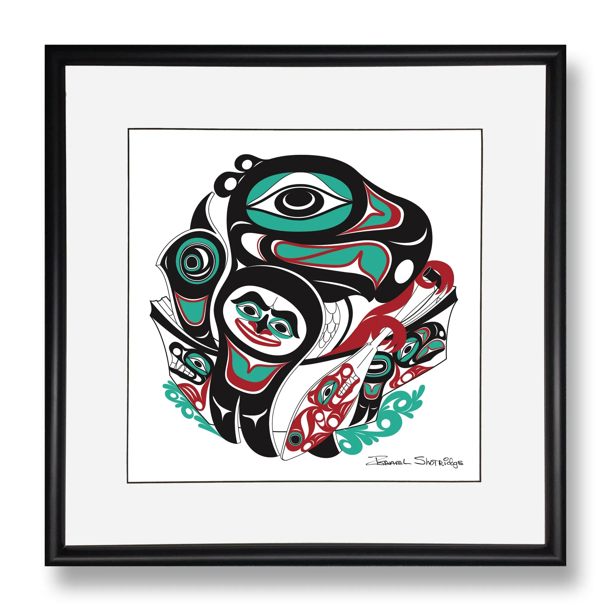 Going To The Potlatch - Limited Edition Formline Art Print