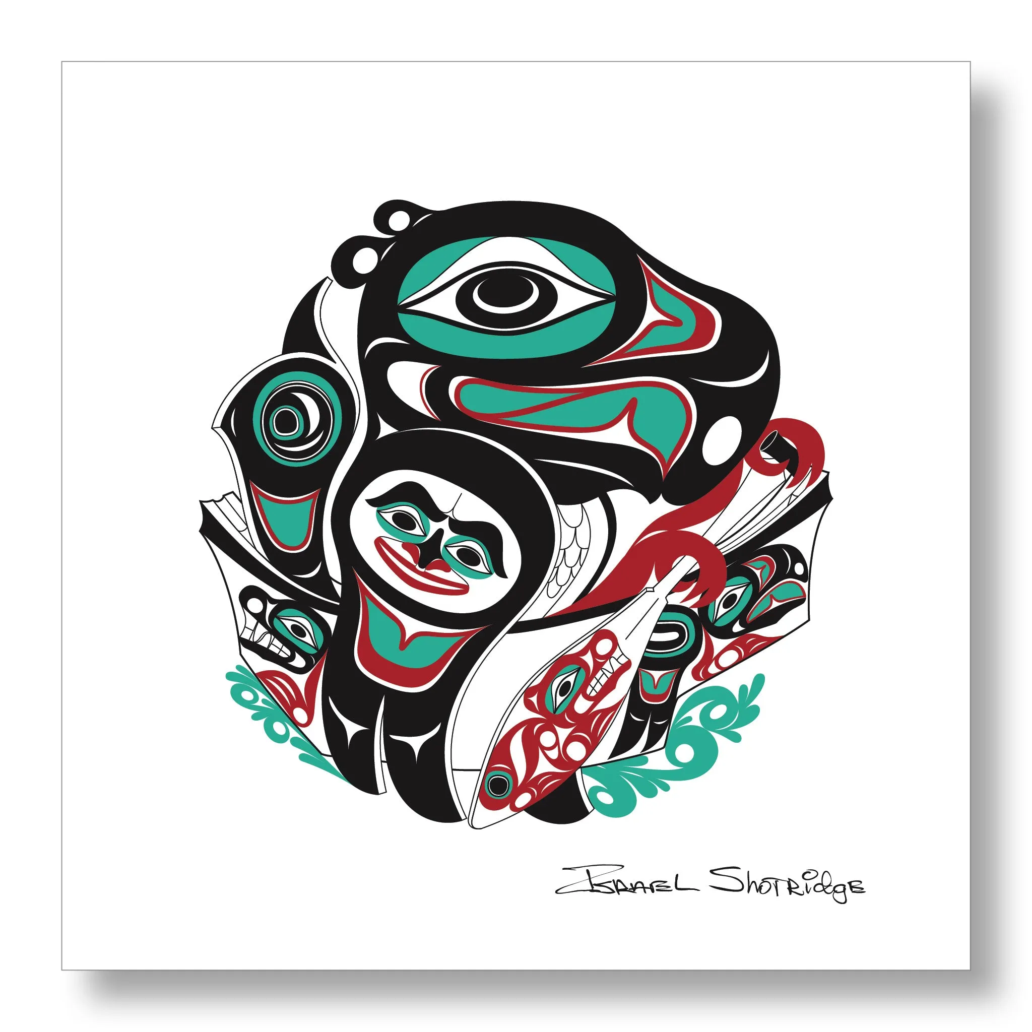 Going To The Potlatch - Limited Edition Formline Art Print