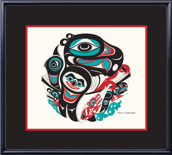 Going To The Potlatch - Open Edition Formline Art Print