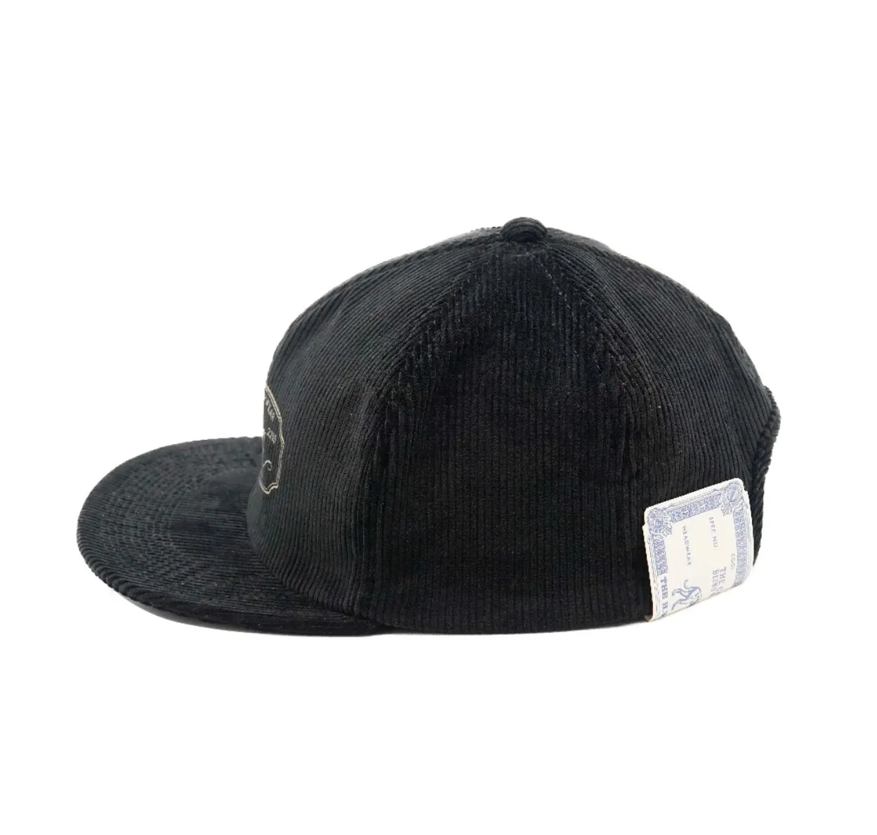 H W DOG & CO D-00004 TRUCKER CORD CAP - BLACK