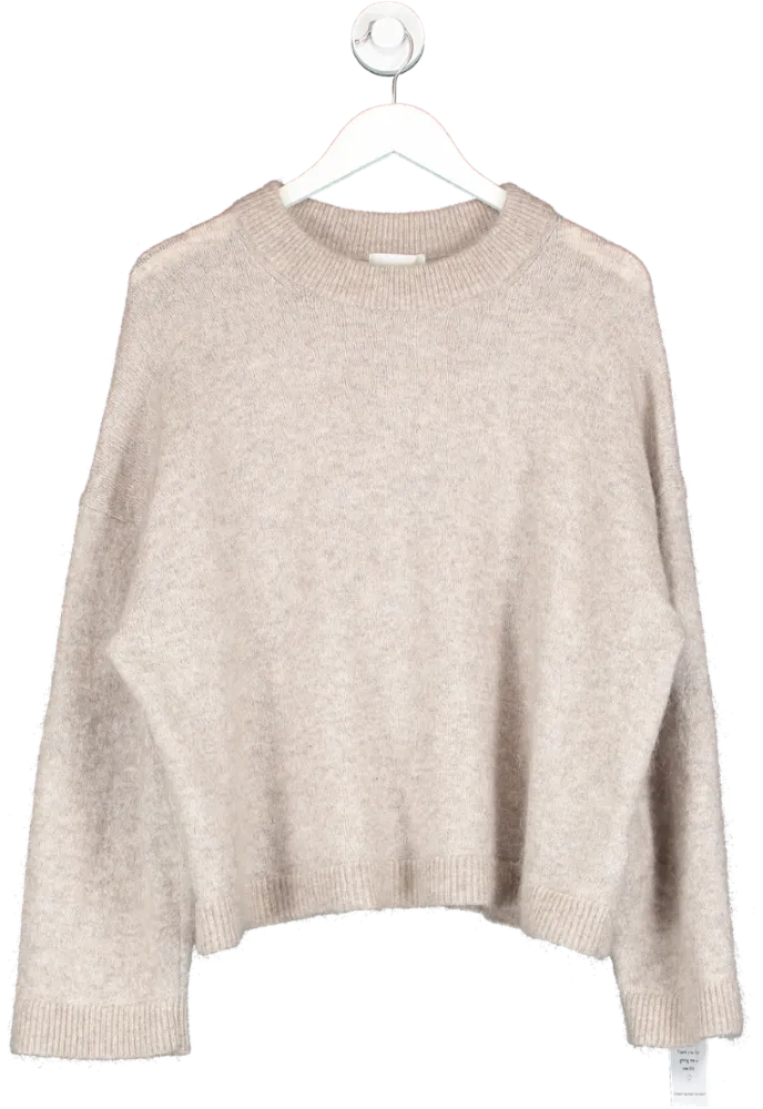 H&M Nude Wool-blend Jumper UK M