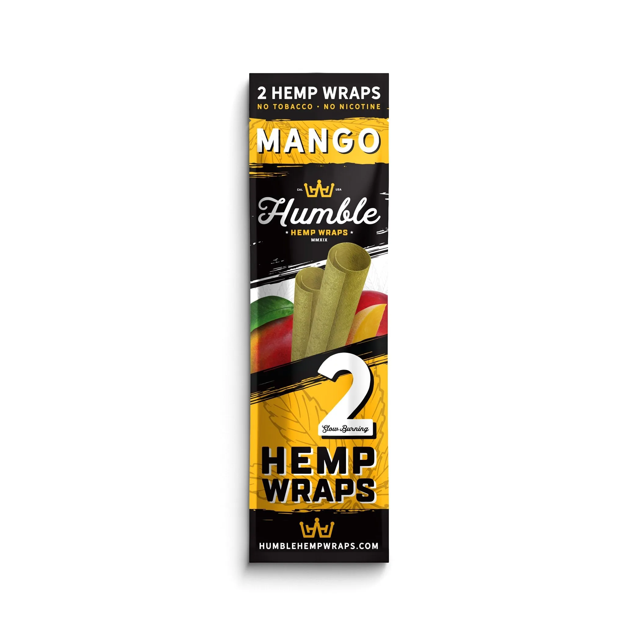 Humble Hemp Wraps - Mango Flavor - 25 Pack