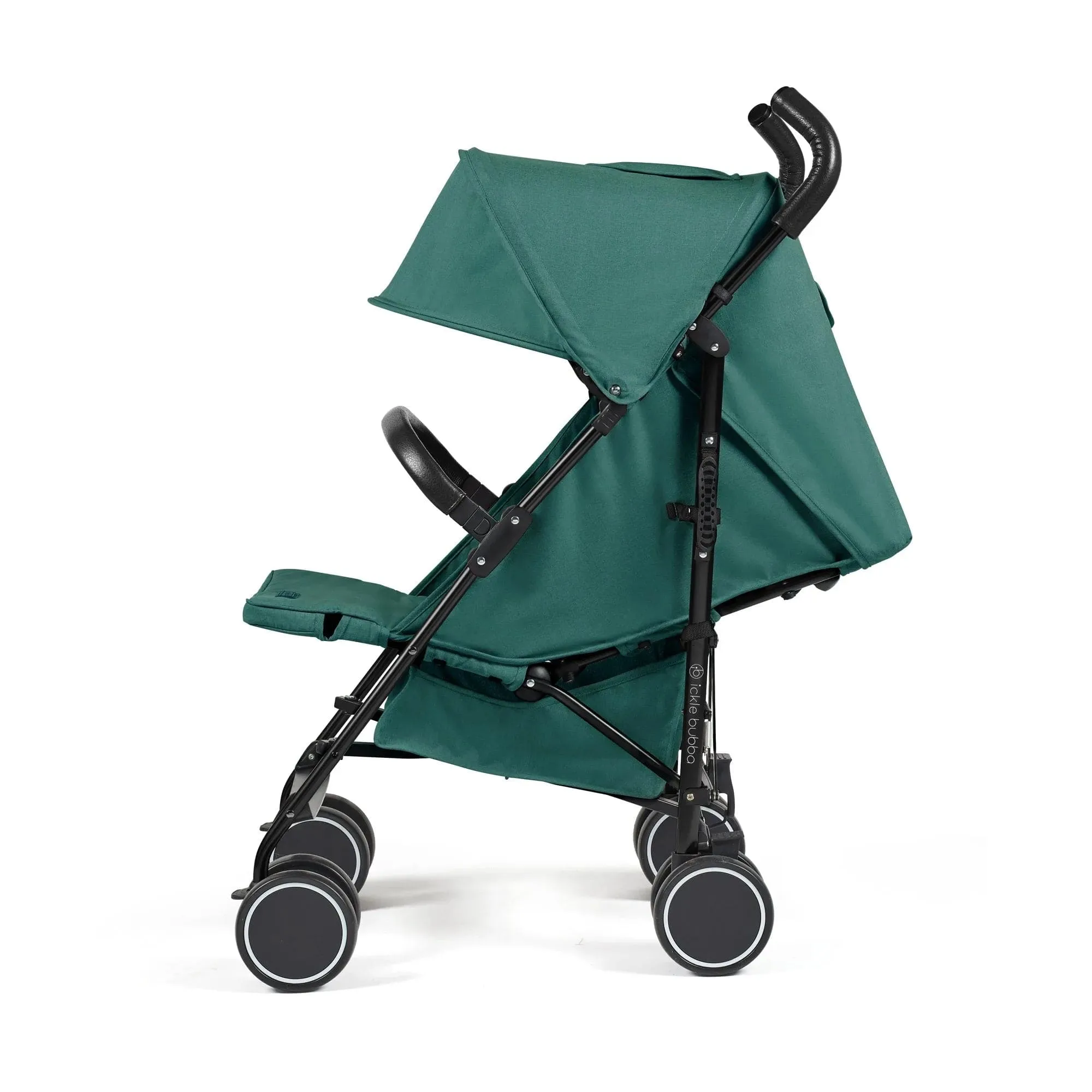 Ickle Bubba Discovery Stroller, Max Bundle - Matt Black / Teal / Black