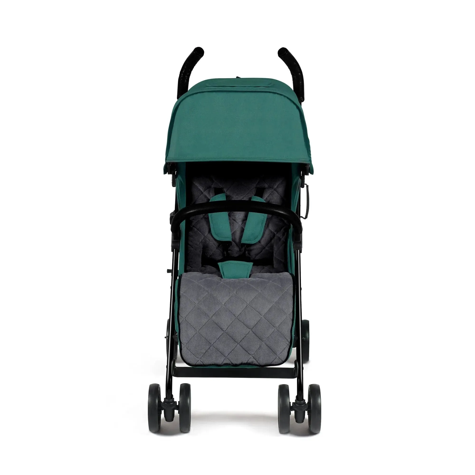 Ickle Bubba Discovery Stroller, Max Bundle - Matt Black / Teal / Black