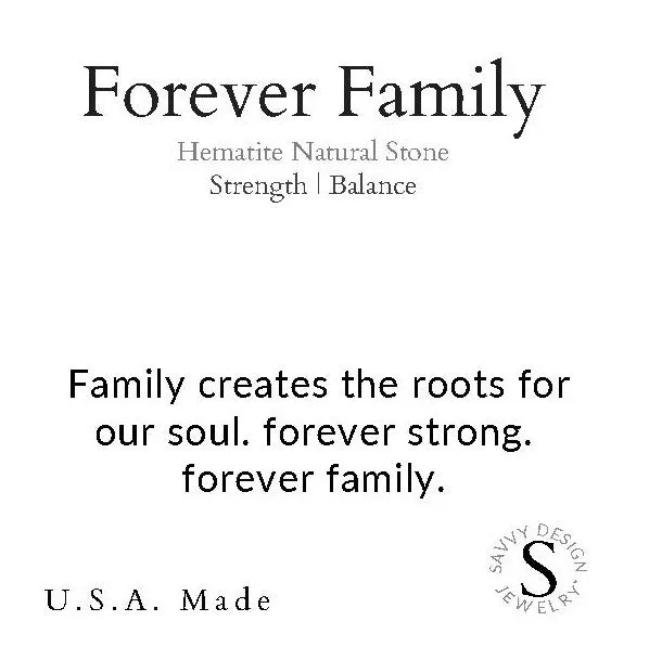 Intention Word Bracelet | Forever Family